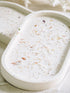 Pearled Shell Terrazzo Oval Belize Tray